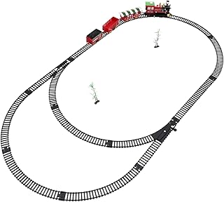 BESTOYARD 1 Conjunto Trem De Natal Crianças Brinquedos De Madeira Trens De Madeira Crianças Playset Trens Elétricos Para Crianças Brinquedo De Trem De Madeira Crianças Trem Brinquedos