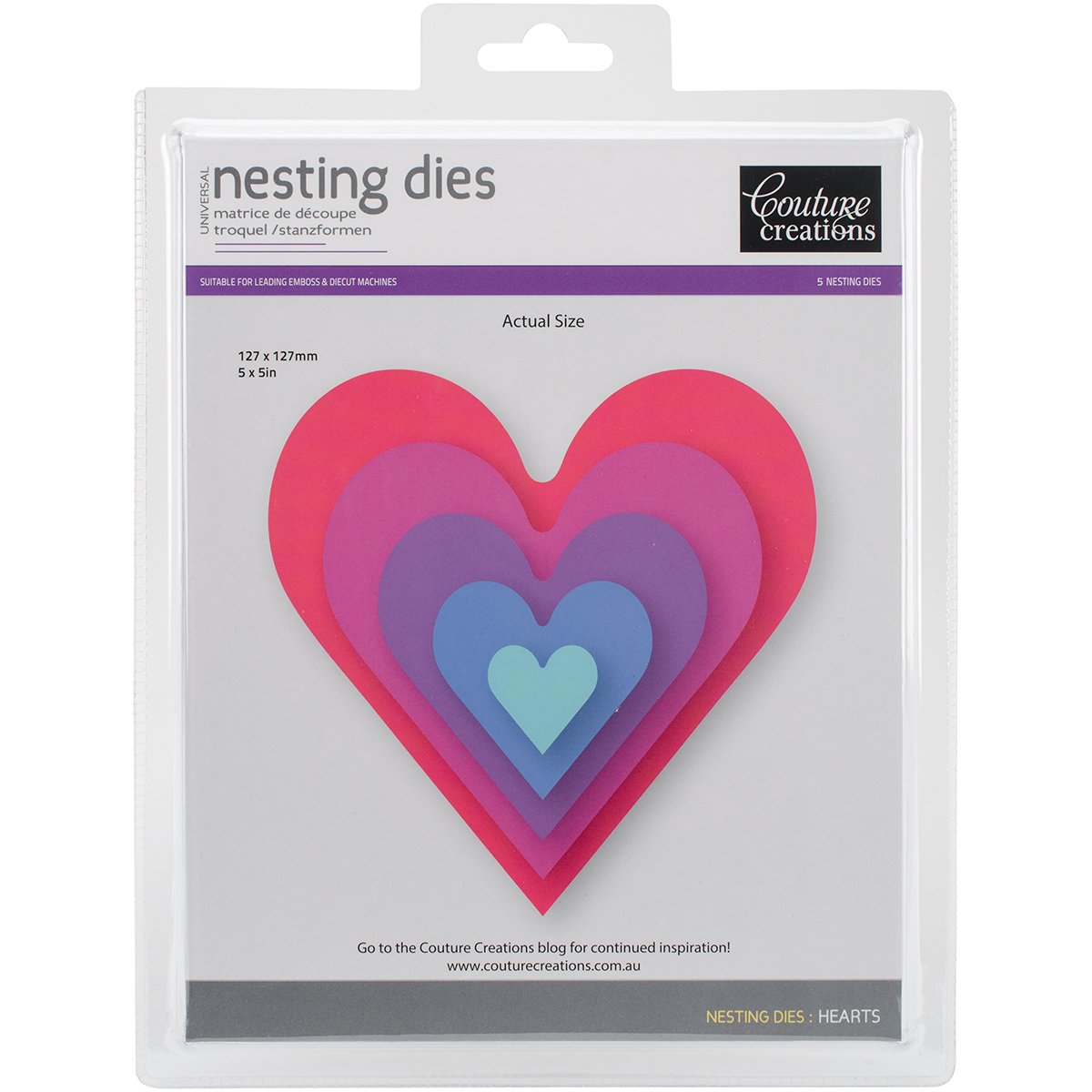 Couture Creations Black "Picture Frame" Nesting Dies,