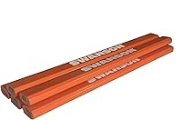 Vista 3 de Swanson Tool Co CP700 - Paquete de 5 lápices de carpintero Swanson naranja brillante con grafito negro