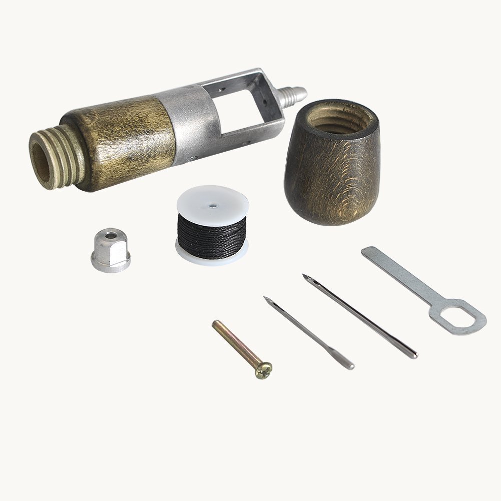 Co-link DIY Handmade Leather Tool Leather Factory Lock Stitch Sewing Awl Automatic Awl Leather Craft Tool Super Carving Wax Line Hand Art Needle Sewing Machine