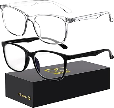 Oilway Blue-Light Blocking Glasses Computer Reading/Gaming/TV/Phones Glasses Fashion Anti Eyestrain Glasses for Women Men