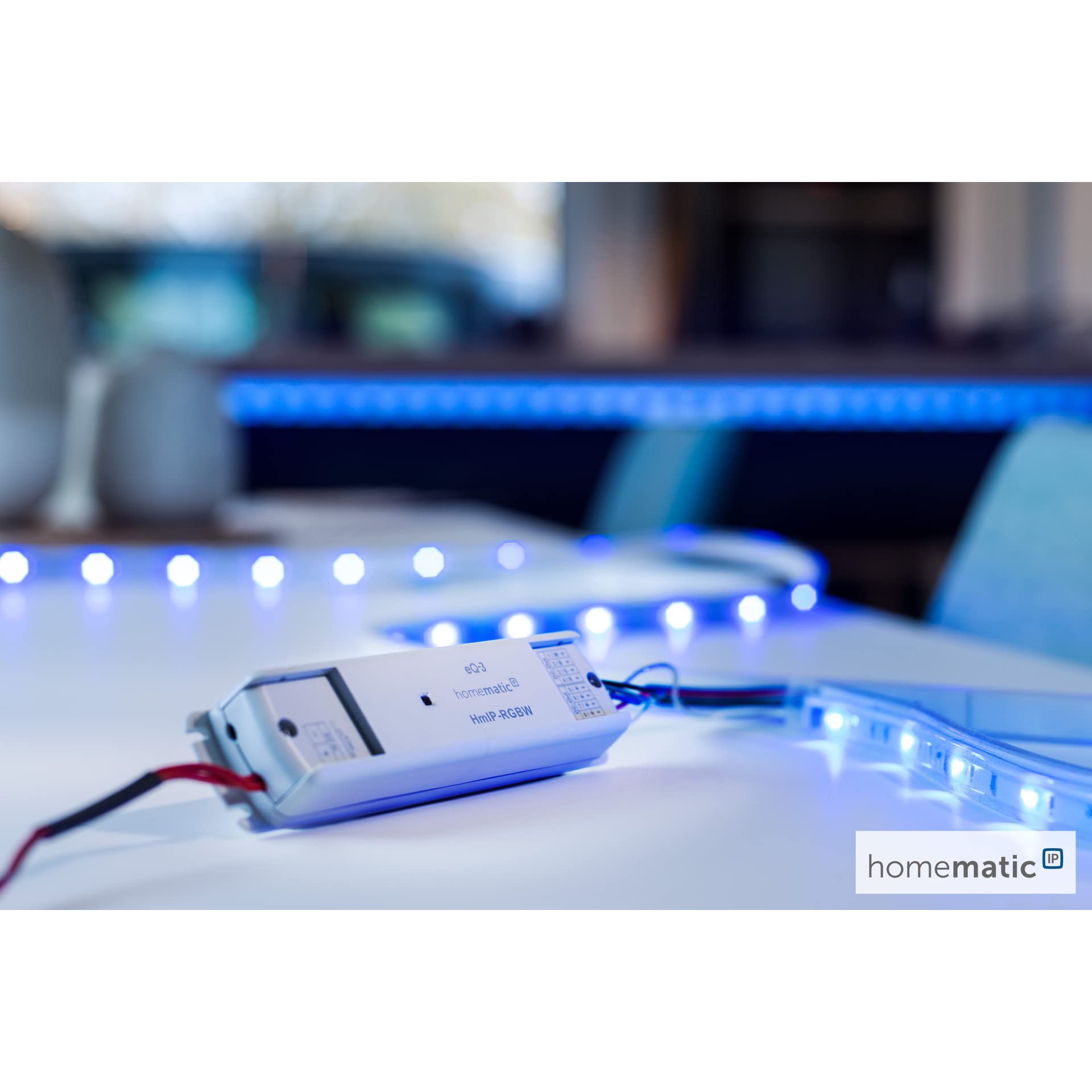 Homematic IP 5er-Set Smart Home LED Controller – RGBW, Lichtstimmung und Farbtemperatur individuell steuern, 157662A0