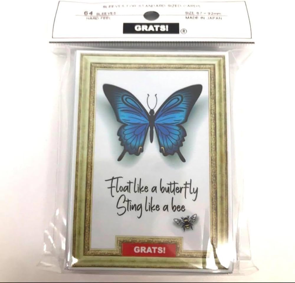 GRATS!　スリーブ　ハチとチョウ　限定カラー GRATS! スリーブ ハチとチョウ 限定カラー