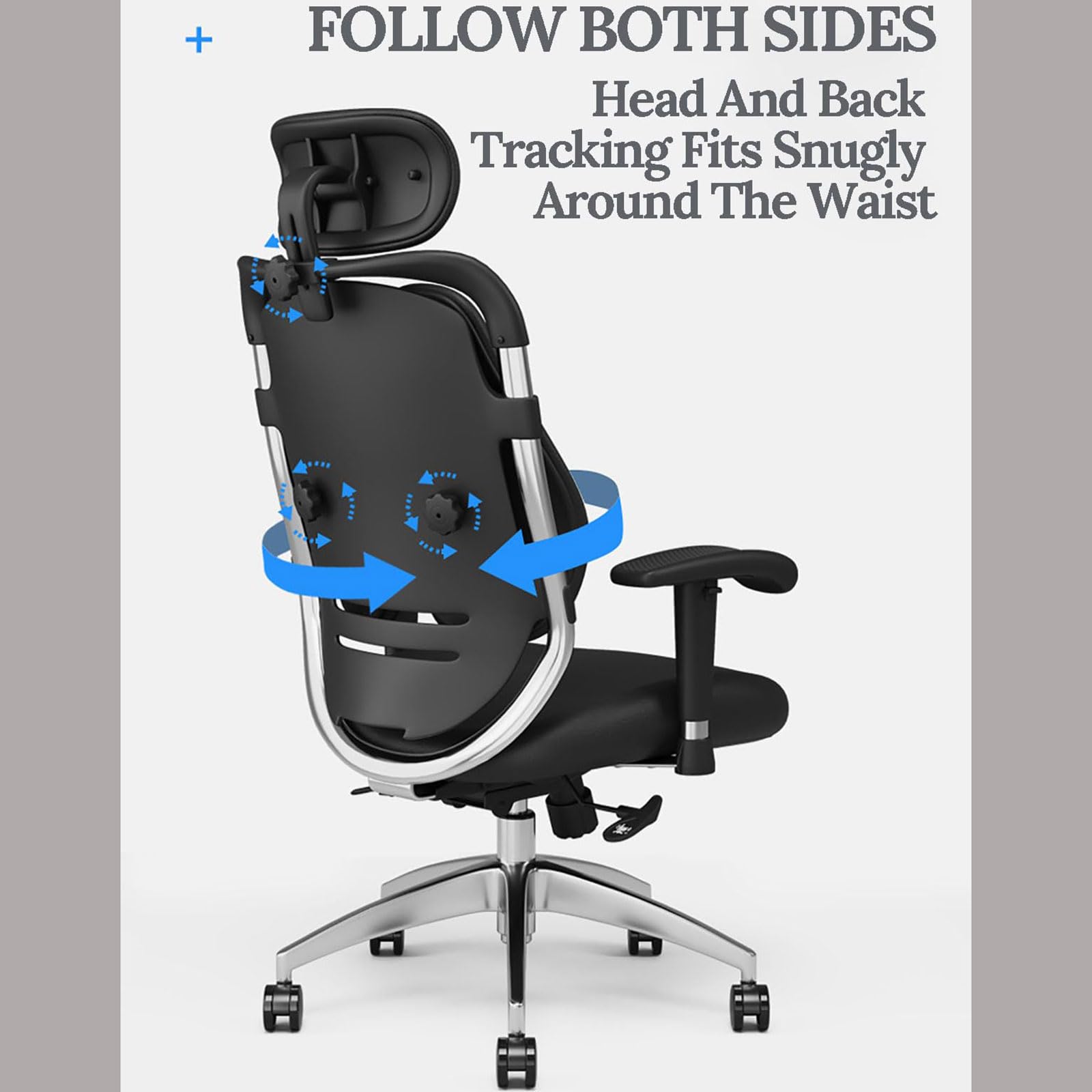 Sedia da ufficio da gioco, ergonomica, con schienale alto, con supporto lombare, reclinabile, per giocare e lavorare, design confortevole per lunghe ore