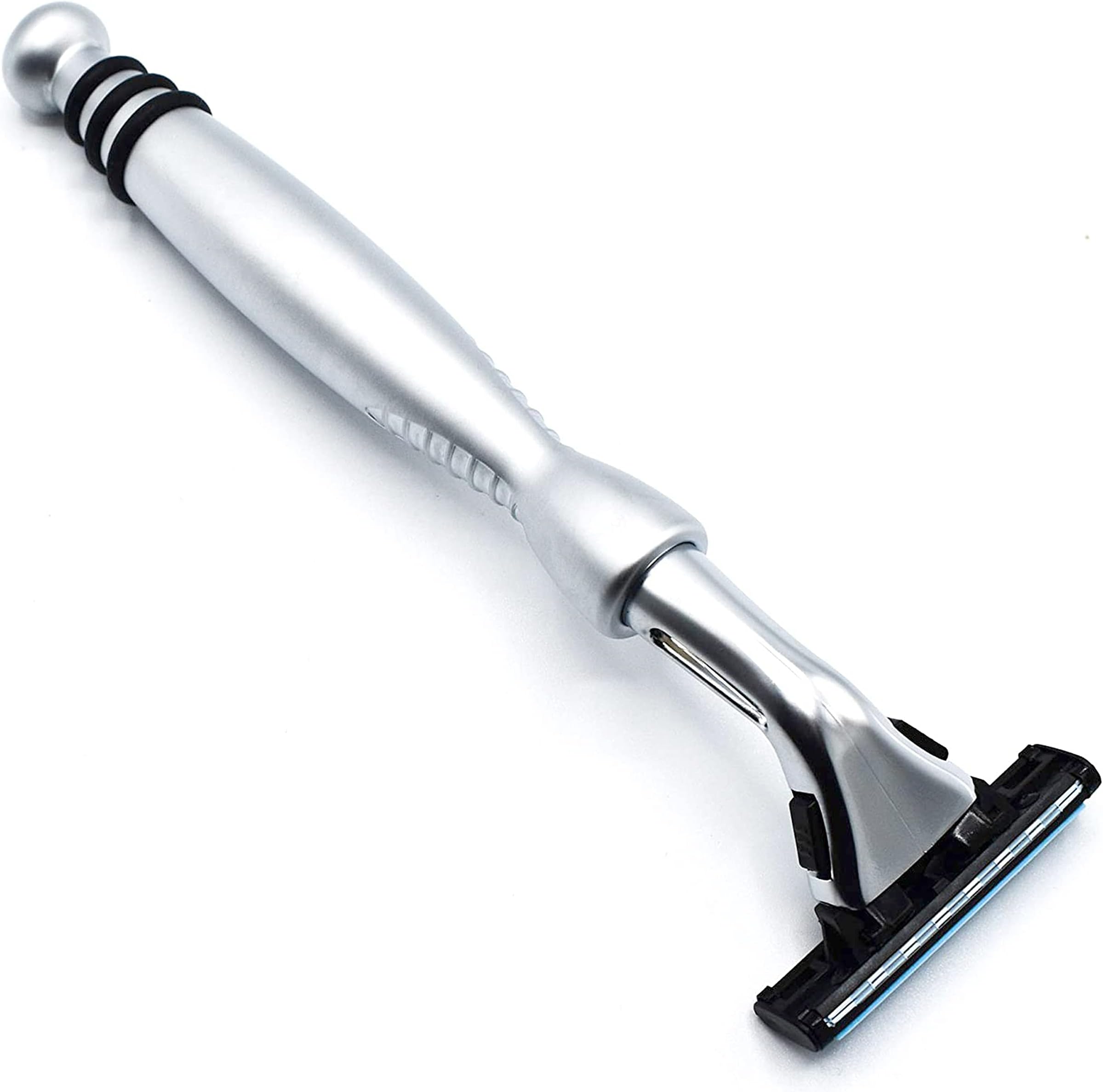 Heavyweight Chrome razor - Compatible with Gillette Sensor Blades - One Sensor Razor Blade Included
