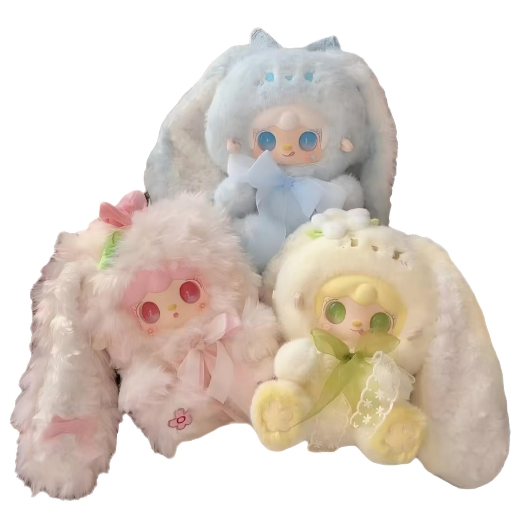 Amazon.co.jp: Yooki 400% うさぎの花絮 ぬいぐるみ｜35cmビッグサイズ