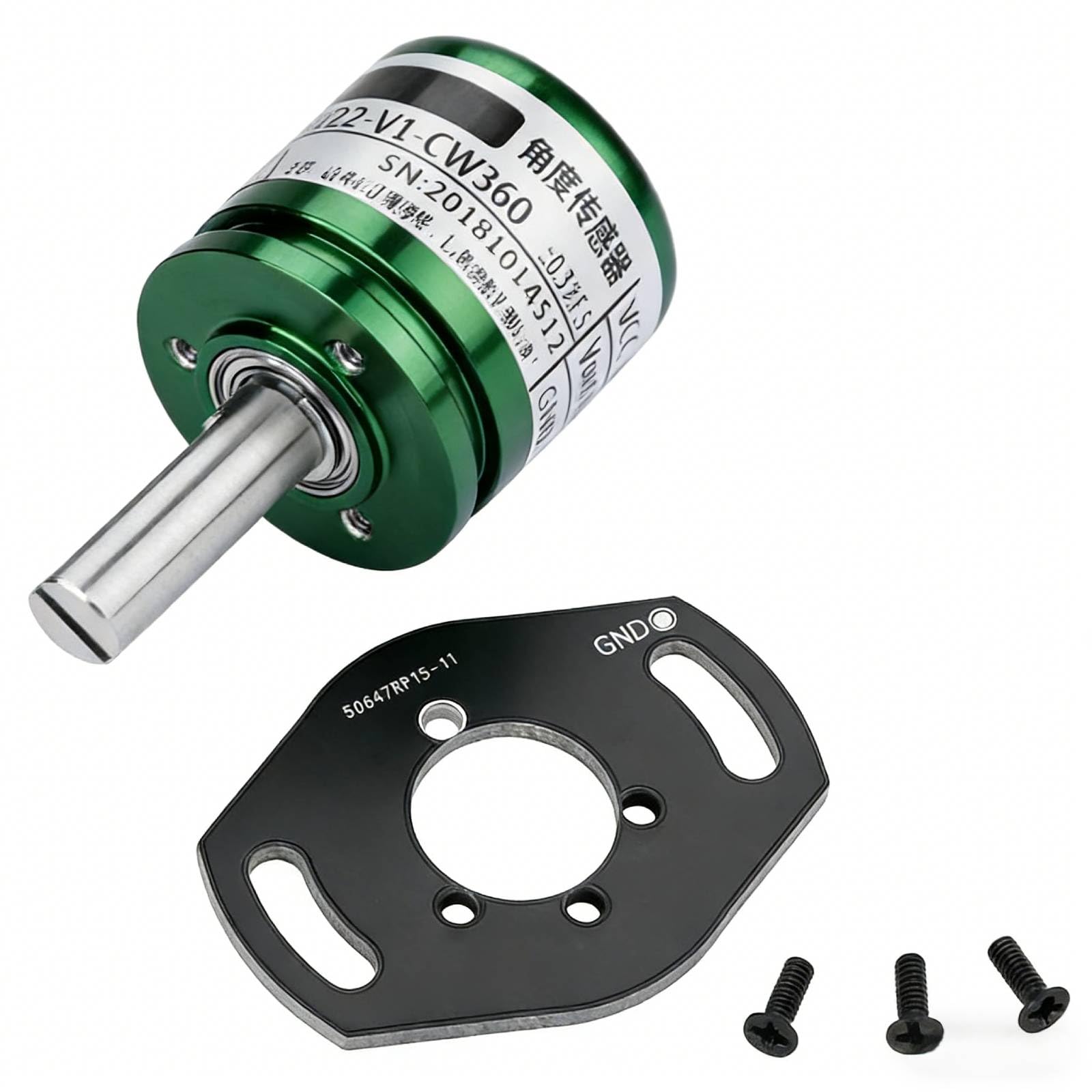 Sensore angolo Hall - Risoluzione 0,088°0-360 gradi Sensore angolo Hall girevole Uscita 0-5V Cerchio completo 12Bit