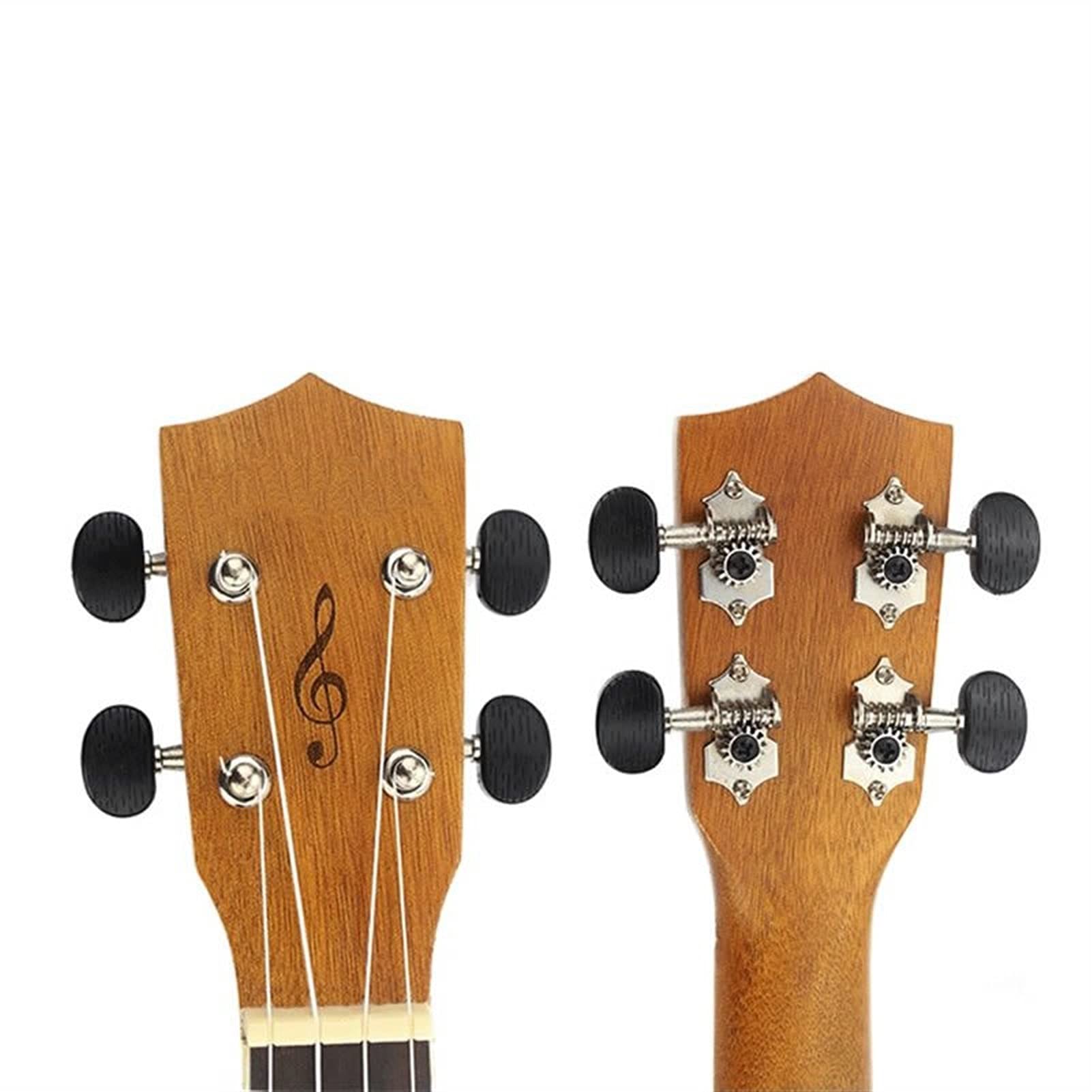 Ukulele koncertowe 21-calowy Sopran Ukelele Sapele Wood 4 Struny Hawaii Mini Gitara Grawerowanie Kwiat Ukulele Ukulele Tenoro (Color : Uke with Bag)