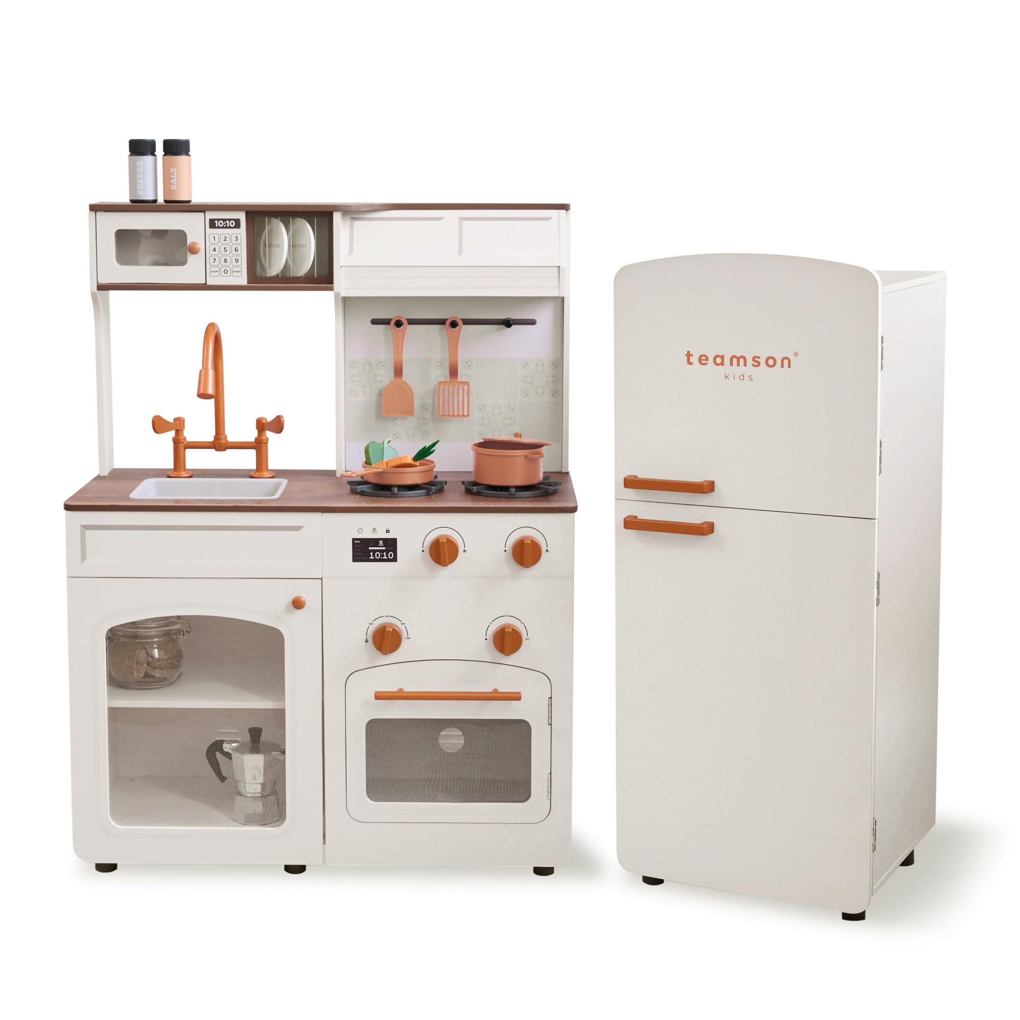Amazon.com: Teamson Kids Little Chef Normandy Wooden Play Kitchen