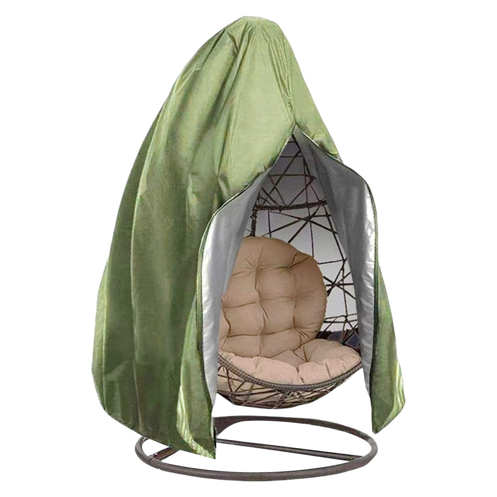 Msioytog Weather Resistant Hanging Eggs Chair Covers 115x190CM Protects Outdoor Furniture From Sun and Rain Windproof Protector Eggs Chair Covers