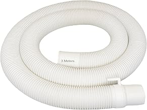 3 Meter Washing Machine Drain Hose Extension | Flexible Outlet Pipe for Fully & Semi Automatic Washing Machines | Universal Drain Pipe