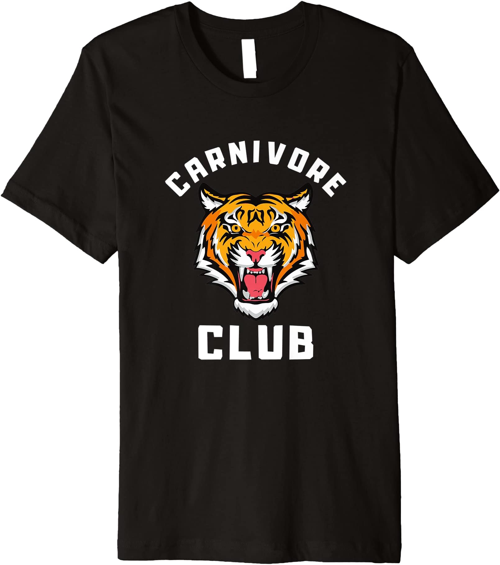 Carnivore Club, Carnivore Diet, Tiger Carne Funny Premium T-Shirt