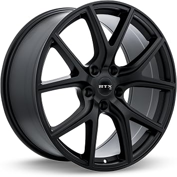 RTX CJ01 Custom Wheel - 20x9, 35 Offset, 5x127 Bolt Pattern, 71.5mm Hub - Satin Black Rim