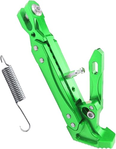 Miniatura 9 de Caballete de motocicleta universal ajustable con soporte lateral para pie, caballete de estacionamiento para motocicleta eléctrica, soporte lateral