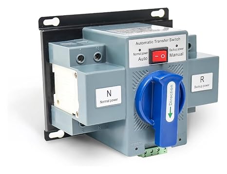 Double Power Automatic Transfer Switch CB Level 2 Pole 63 Amps Generator ATS