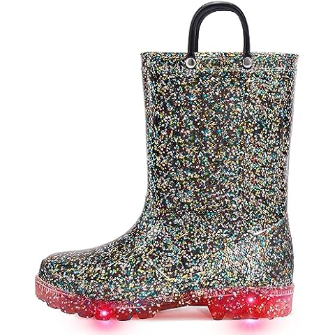 K KomForme Kids Light Up Rain Boots Cover