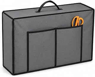 HomeStore-YEP Sewing Machine Cover with Storage Pocket | Dustproof & Scratch Resistant Silai Machine Cover | Durable Prote... Price In India