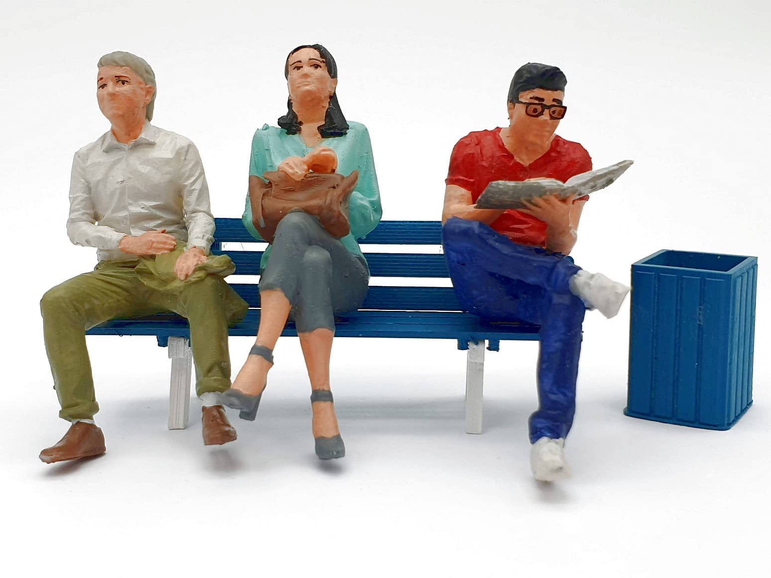 G Échelle 1:22,5 Figurines Iberplace 40012 Personnes sur la plage Set modélisme pour le chemin de fer du jardin