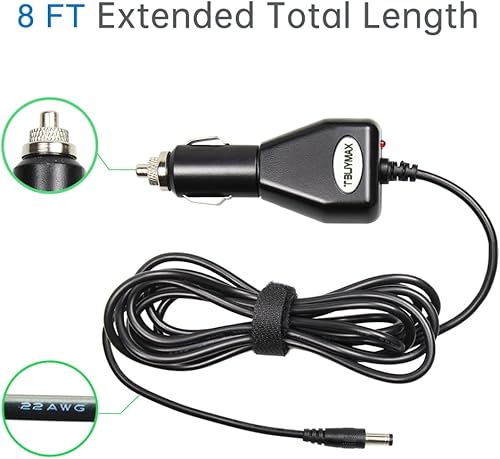 Miniatura 4 de Tbuymax - Adaptador de encendedor de vehículo para extractor de leche Medela de 12 voltios, estilo libre y lactina, adaptador de corriente de