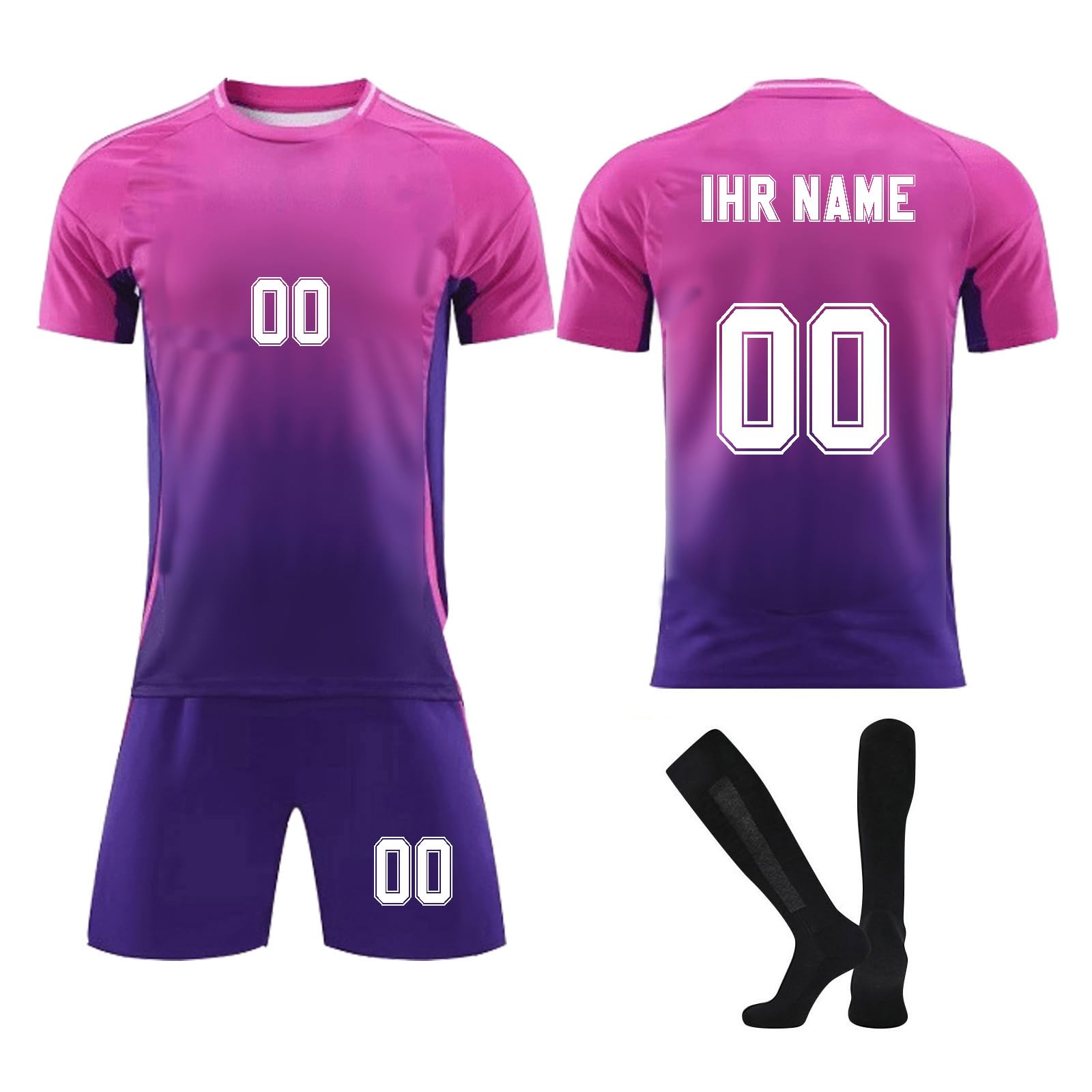 Deutschland Trikot Kinder 24/25 - Auswärts Pink DFB Trikot Set