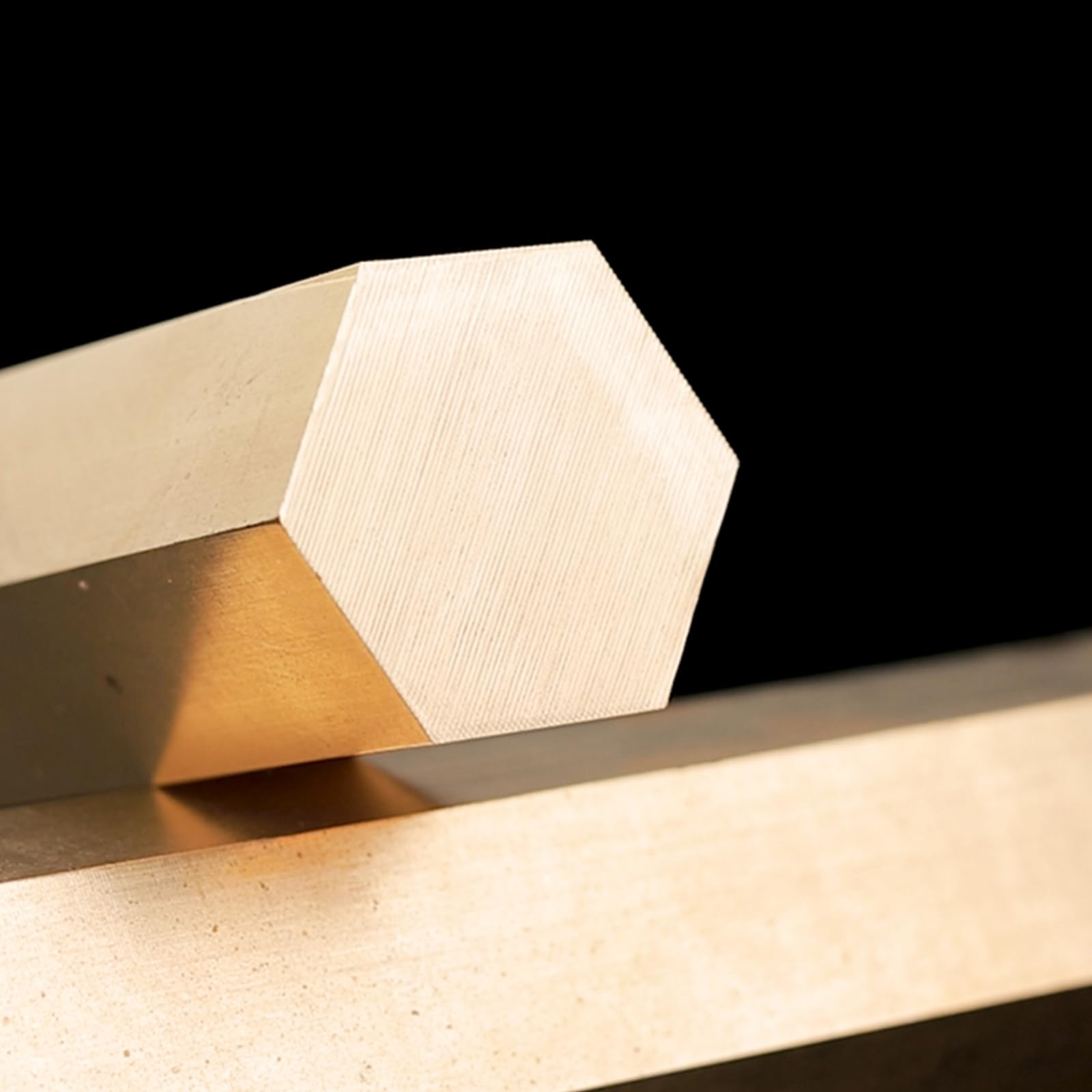 Barre Di Ottone Hardware Barre Esagonali Solide H62 Materiale per Raccordi Industriali, 50 cm Di Lunghezza/Opposite Side:13.0Mm