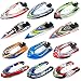 Original Color Bath Toy,Wind Up Boat, 12 Pack Assorted Bath Boat Toy,Yacht Speed Boat for Swimming Pool, Beaches and Tubs,Outdoor Water Toy for Kids