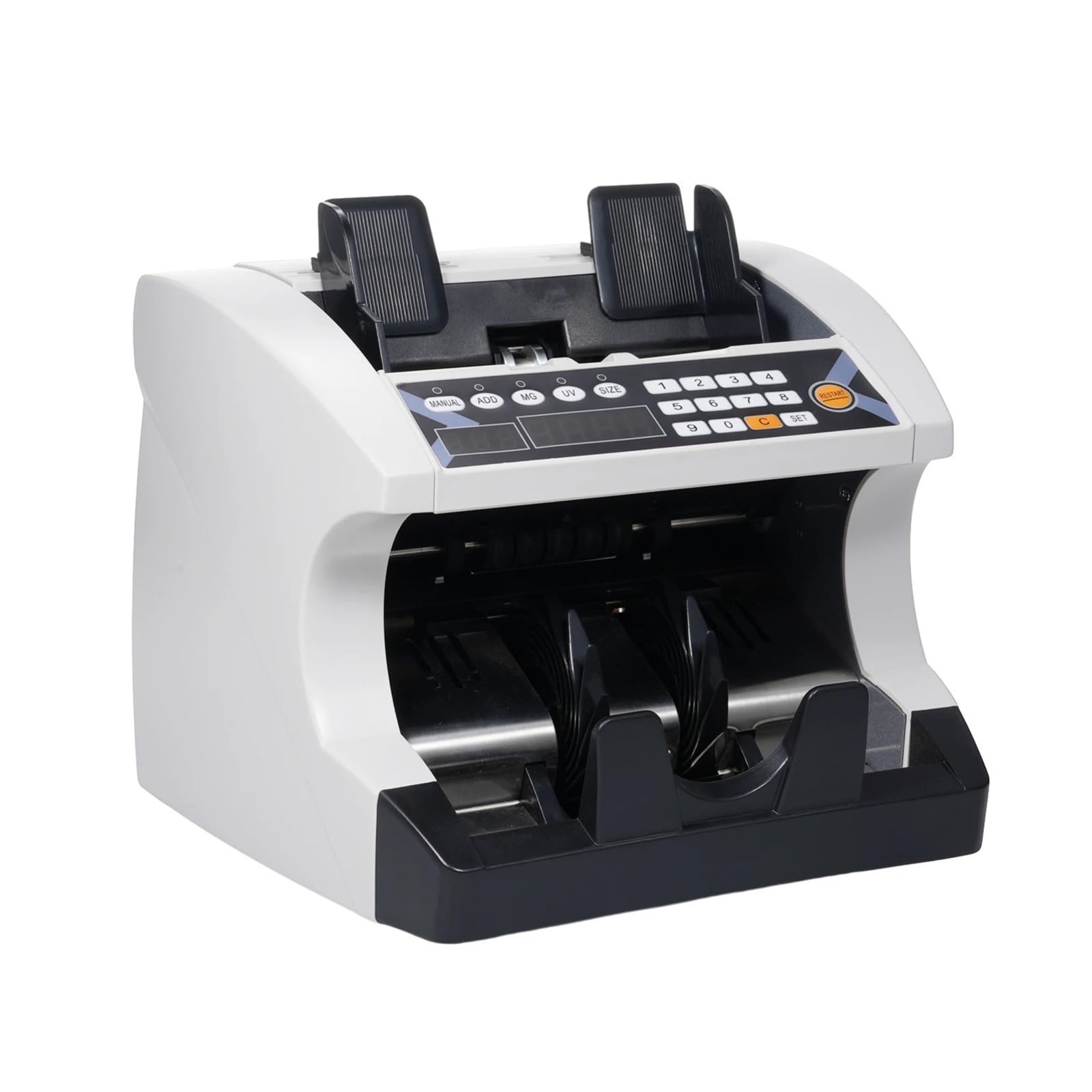 Conta banconote multivaluta FT-501, 2000/min, doppio display magnetico UV,Rilevamento preciso