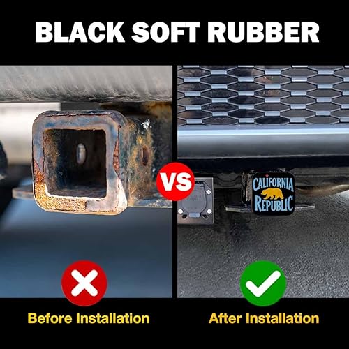 Miniatura 26 de Christian Cross Car Rear Hitch Covers Grunge Gravestone Cross Square Trailer Hitch Cover Tube Plug Insert, 2" Towing Rear Hitch Cover for Car Truck