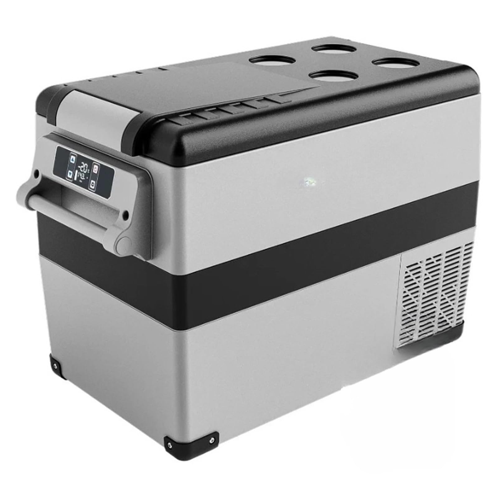 Refrigerador eléctrico de 48 Cuartos (45 L), 12 V, Control por aplicación, Temperatura de -20 °C a 20 °C, congelador portátil de 12/24 V CC