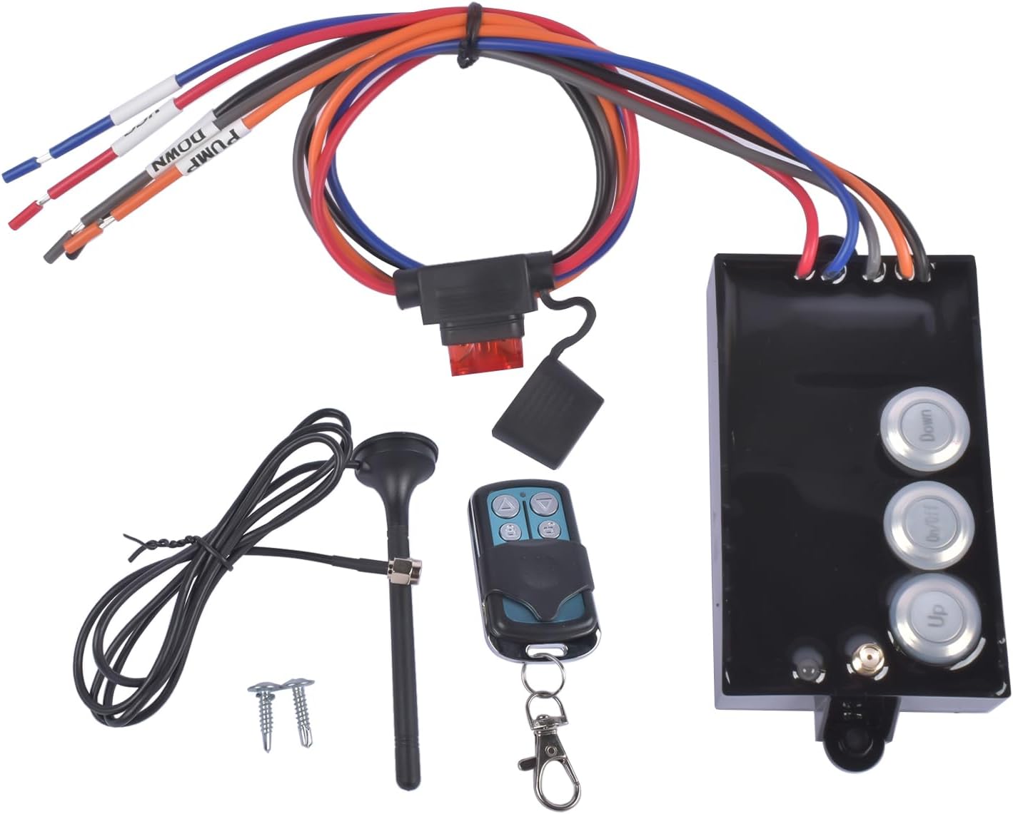 12V Dump Trailer Wireless Remote-Control System Replacement for Hydraulic Lift Winch G3-H01
