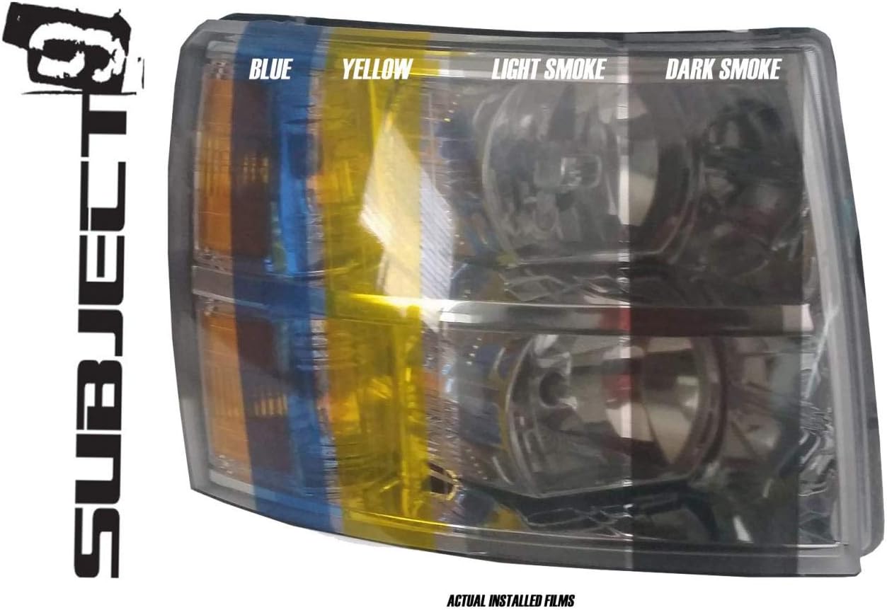 Subject 9 - Fits: BMW 3-Series Sedan Pre-Cut Vinyl Overlay Tint Complete Headlight and Taillight Plus (2012 2013 2014 2015) Light