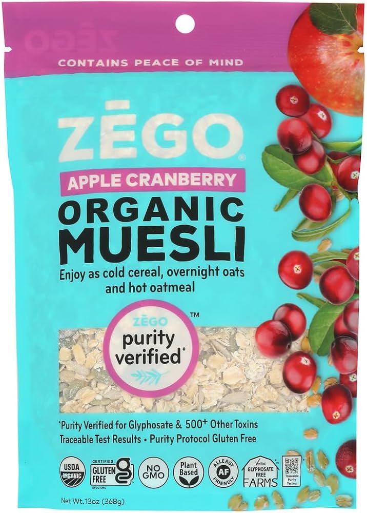Amazon.com: ZEGO Foods Organic Superfood Oatmeal & Muesli