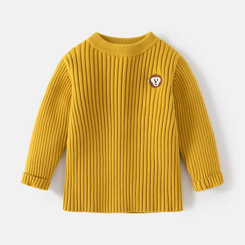 Toddler Baby Boy Sweaters Fall Winter Crewneck Newborn Boys Long Sleeve Solid Knitted Sweater Pullover Tops2