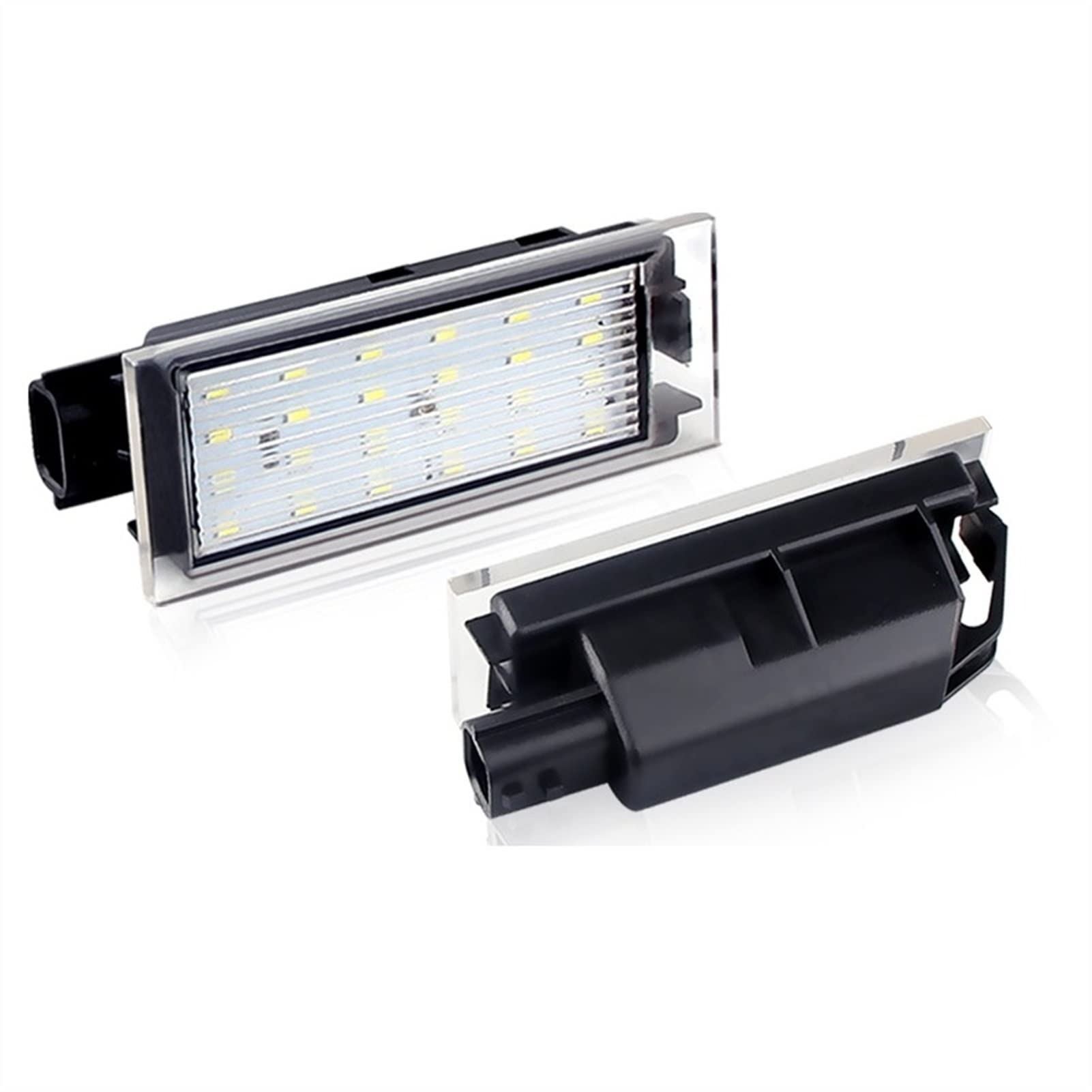 HUANTY luce targa posteriore Per Megane 2 Twingo 2 Laguna 2 Clio Vel Satis 2005 Posteriore Bianco SMD - Luci Targa