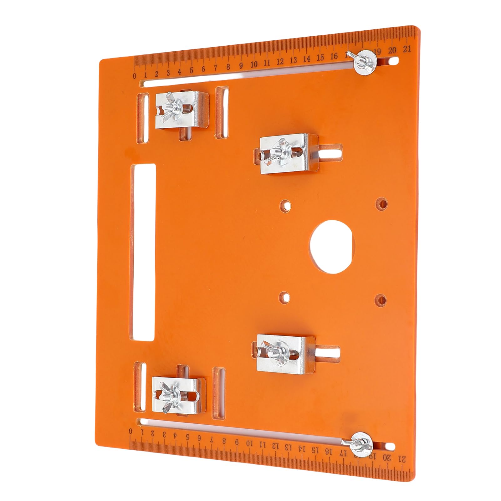 Naroote Placa de Base de Sierra Circular, Placa de Mesa de Enrutador Portátil para Trabajar la Madera