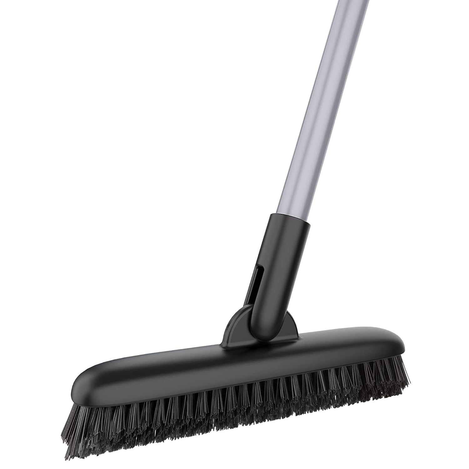 MR SIGA Heavy Duty Grout Scrub Brush with Long Handle Shower Floor Scrubber for Cleaning Tile Scrub Brush