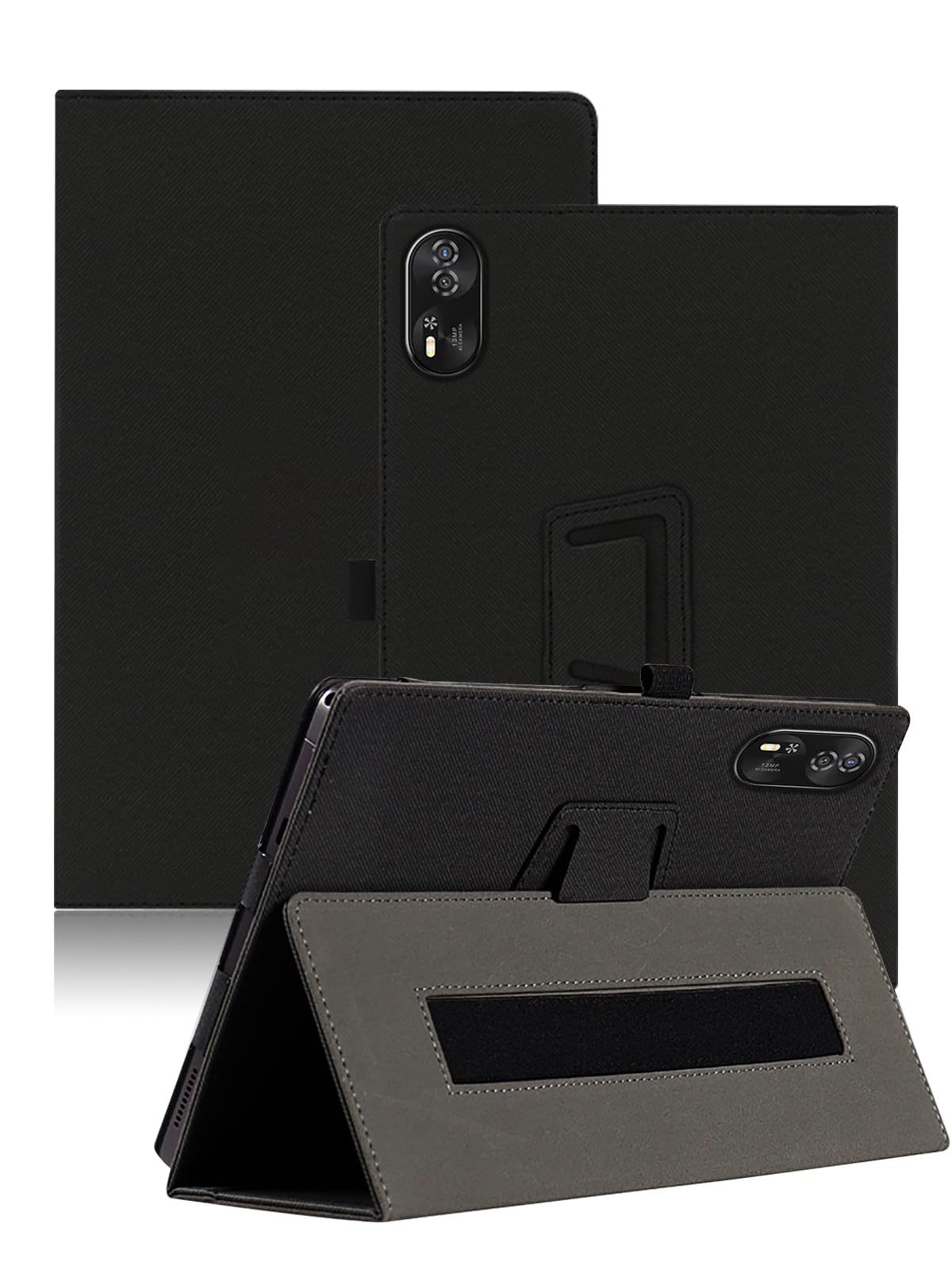 Etui Rotatif Pliable Pour Blackview Mega 8 Tablette 13 Pouces - Housse Folio En Cuir PU Avec Support - 11
