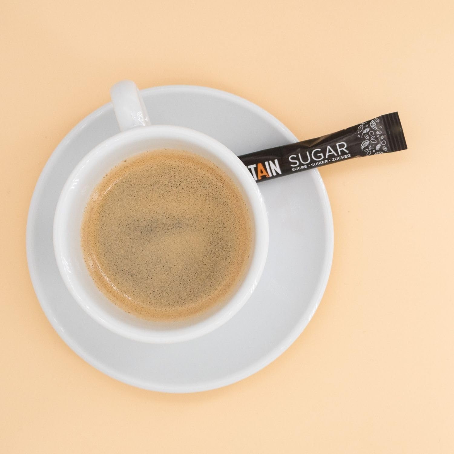Fountain - Sachet de sucre blanc - Sucre en dosette individuelle de 4 gr dans une boîte distributrice - idéal pour tasse de café - 4 gr x 600 pièces