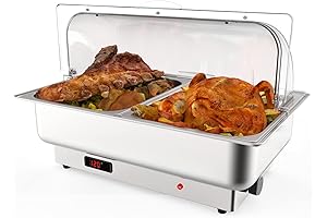 Transparent Lid Electric Chafing Dishes