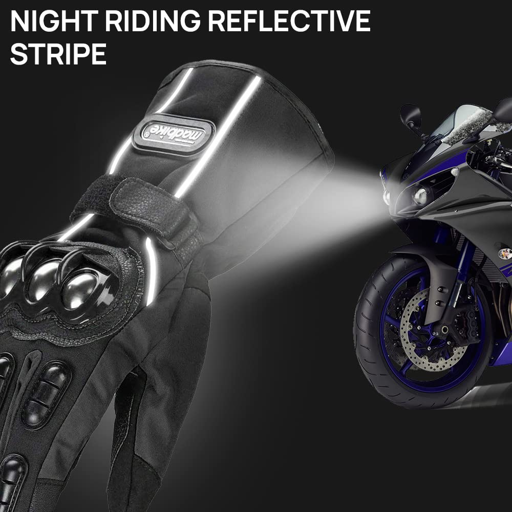 Amazon | ILMバイクグローブ 冬用防寒 スノボー手袋 アロイスチールの