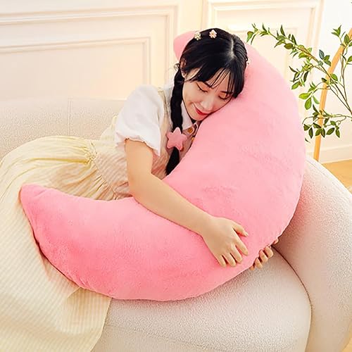 Miniatura 10 de HANDKEI Almohada esponjosa en forma de corazón, sofá cama, almohada decorativa, almohada de luna, almohada de felpa, cojín (15.74 pulgadas, rojo)