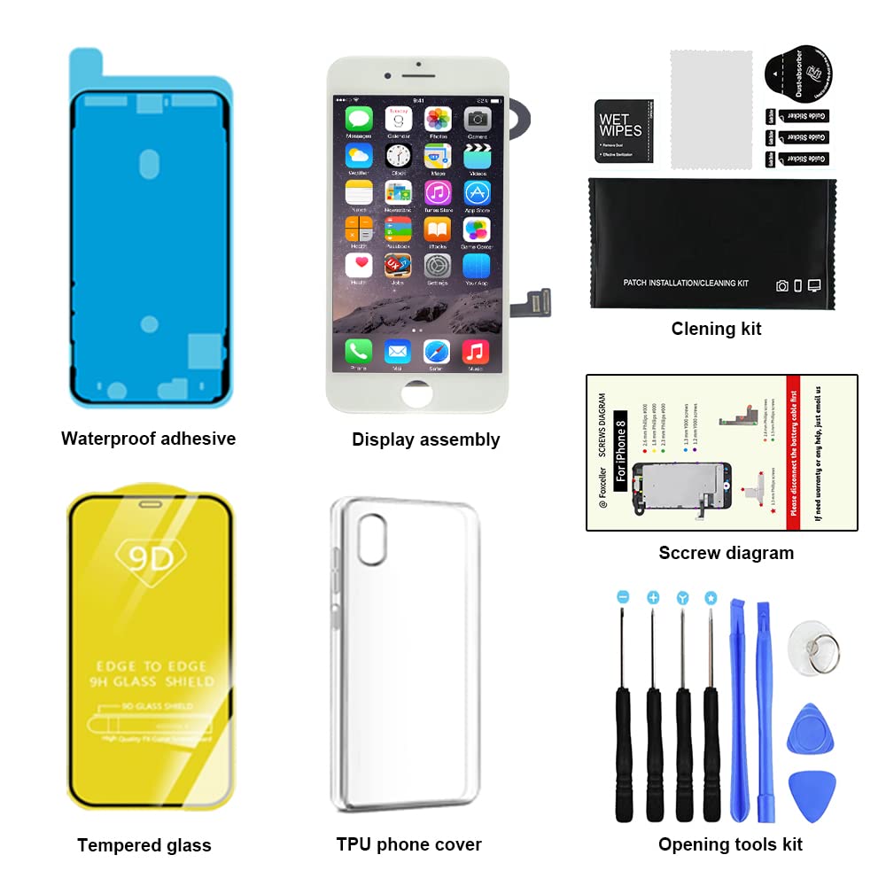 Écran IPhone 11 6.1'' De Remplacement - Kit Complet LCD + Outils + Verre Trempé | Installation Facile