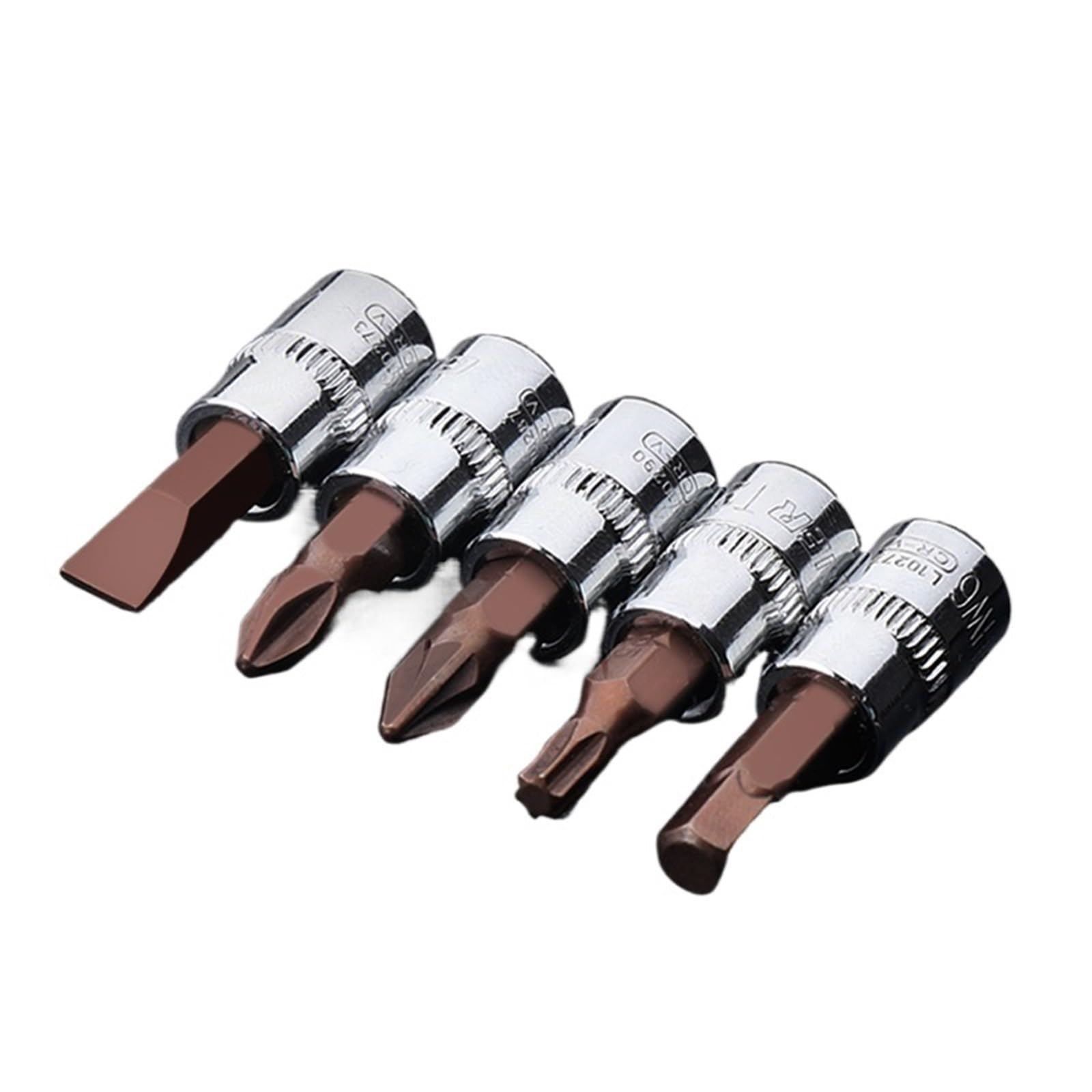 AVIMYA 1 szt. Torx Hex Phillips śrubokręt z rowkiem nasadowym Torx Star Bit 1/4" Kwadratowy klucz udarowy (kolor: 1 4-PH2)