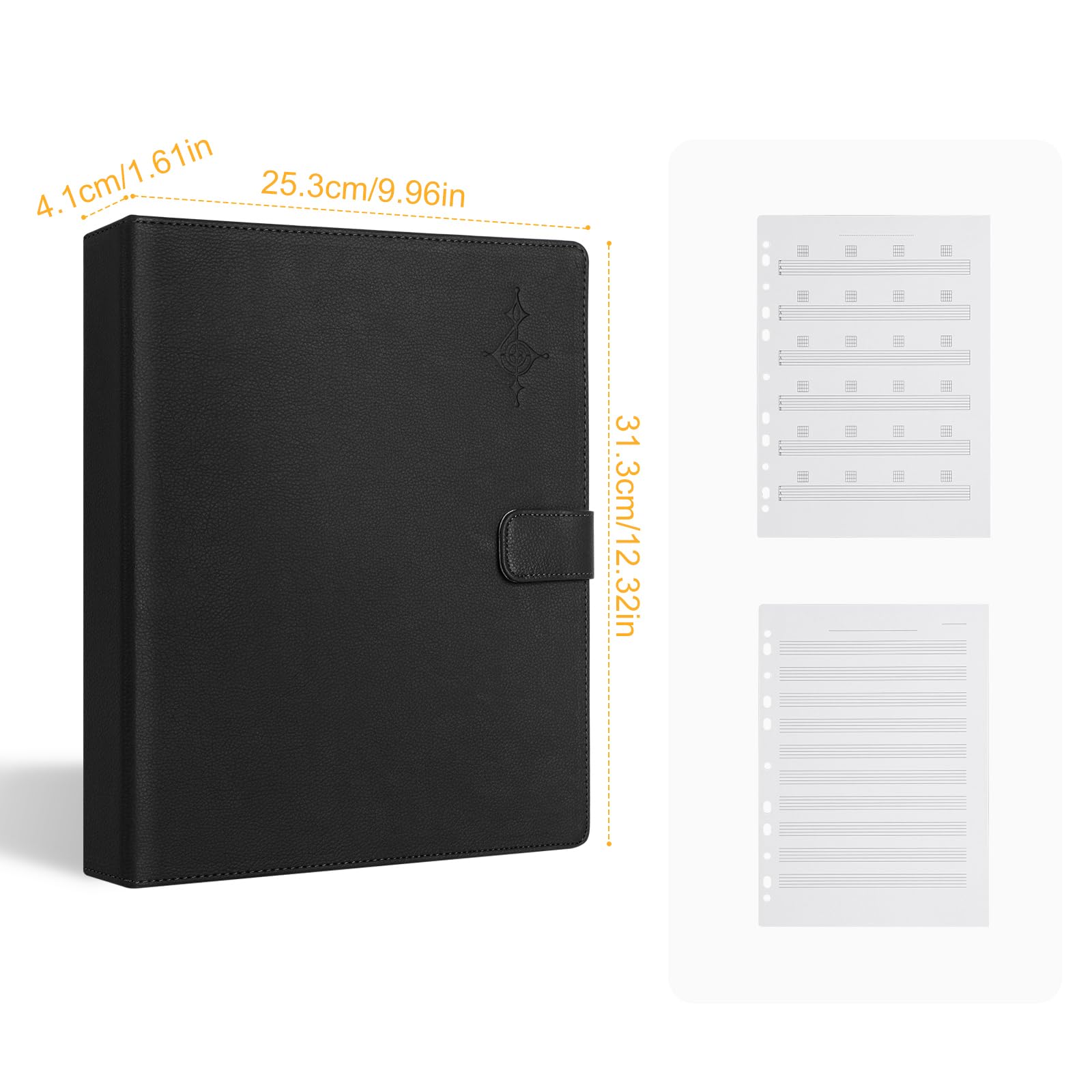 Carpeta de archivos de música, partitura de piano, clave de música, almacenamiento de documentos, bolsa para hojas, conciertos, carpeta coral, soporte para piano