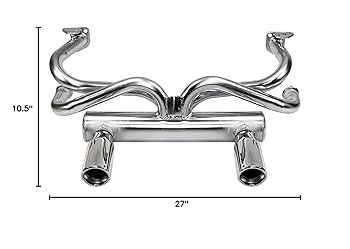 Tự Amazon.com: IAP Performance AC251420 2-Tip Exhaust for VW