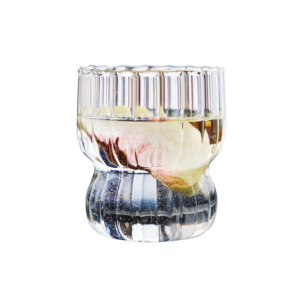 Drinking Glasses 260ML Dishwasher Safe Tumbler Water Glasses Glass Cup For Juice Whiskey Water Soda Iced Tea Milk