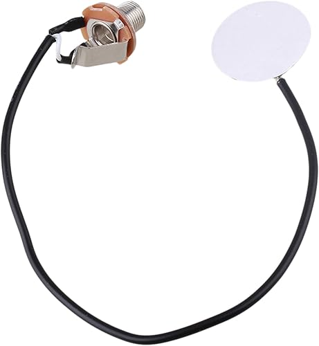 Miniatura 2 de BQLZR Transductor piezoeléctrico de salida de 0.25 pulgadas para guitarra y violín, paquete de 3