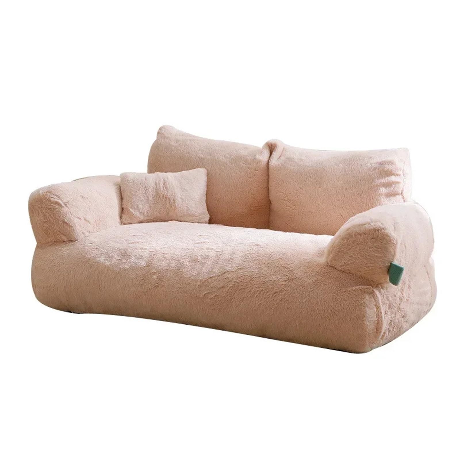 Maison en peluche douce lit for chat avec coussin confortable amovible L