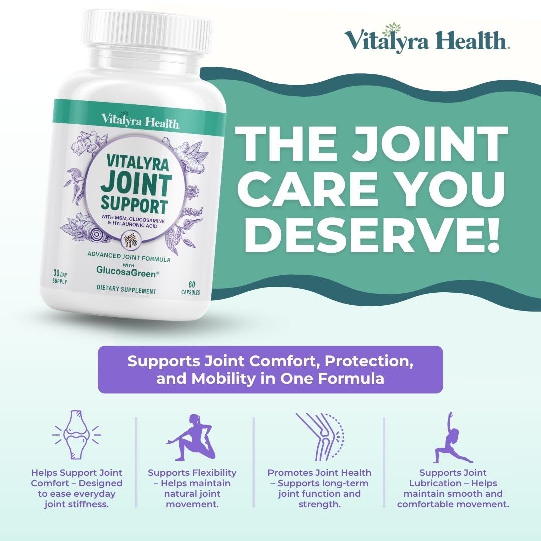 Vitalyra Joint Support Supplement - Glucosamine, MSM & Turmeric Men & Women — Amazon image 4