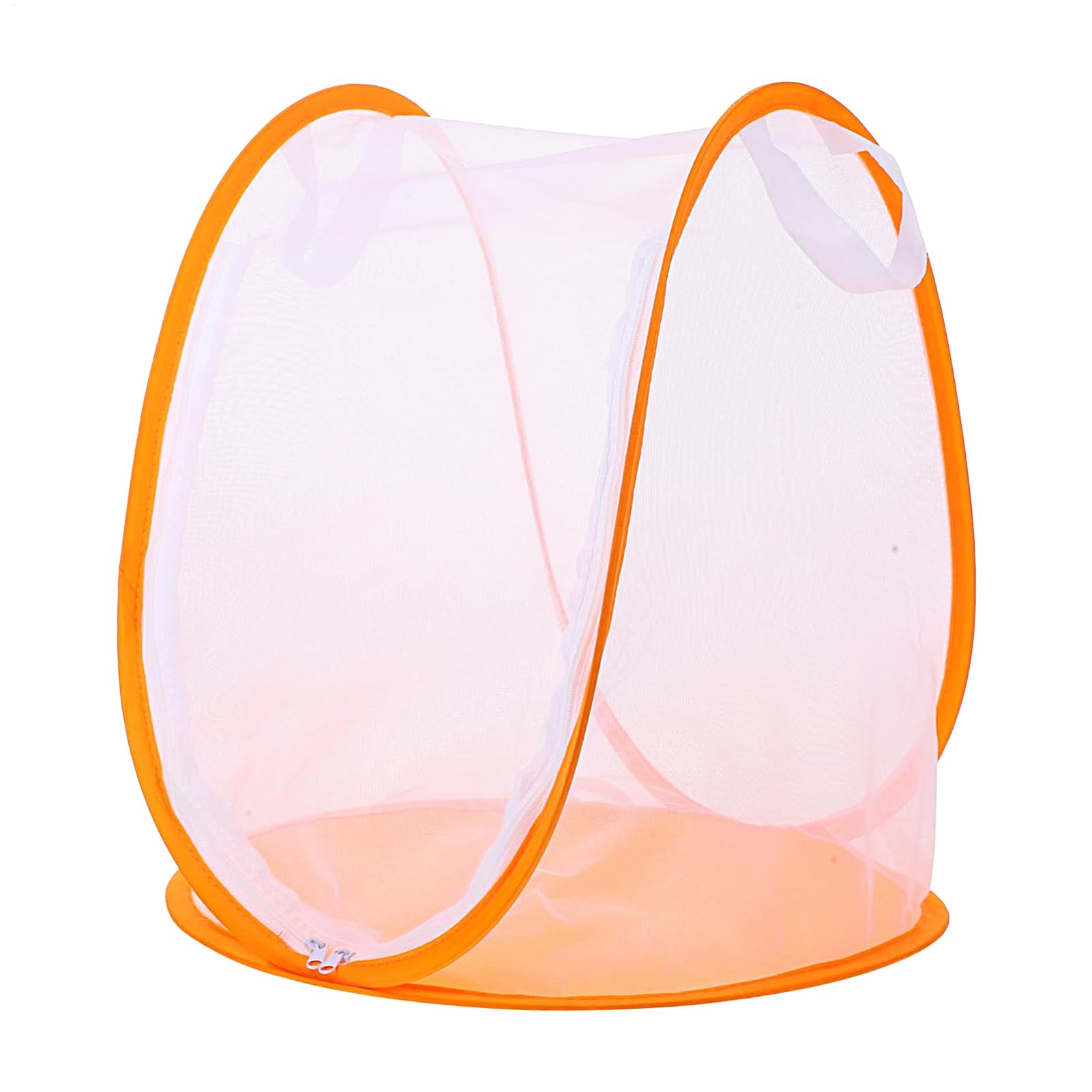 Gabbia per farfalle, piccola rete per habitat, pieghevole, con cerniera, leggera, ideale per giardino, 33 x 37 cm